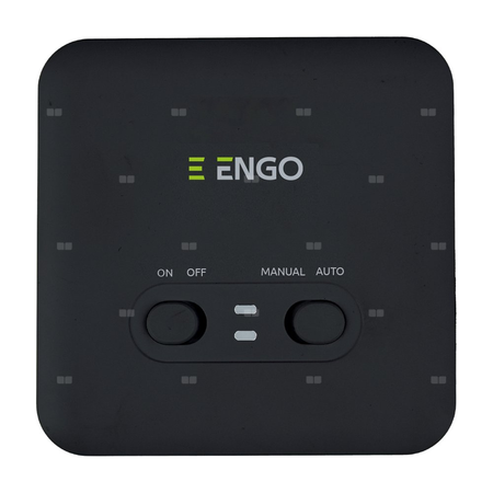 Termostat internetowy ENGO CONTROLS E901-WIFI bezprzewodowy bateria biały z wyświetlaczem + odbiornik
