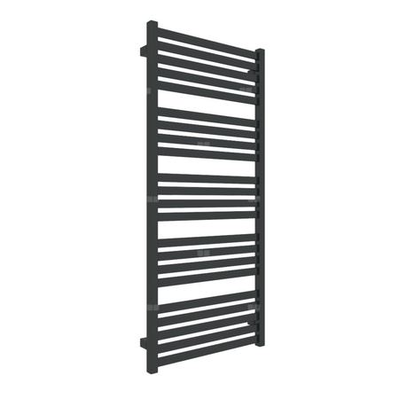Grzejnik drabinkowy TERMA MARLIN, podłączenie SX, wym. 1185 x 530 mm, kolor czarny jak kruk soft RAL9005, moc 576W