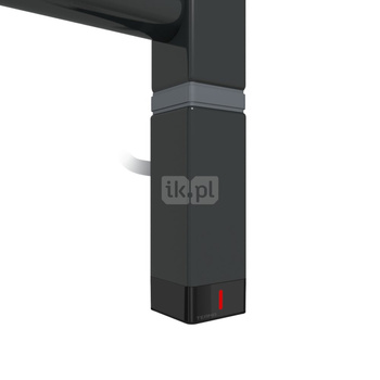 Grzałka TERMA One K30x30, 800W \ Tuba, RAL 9005 Mat, kabel prosty bez wtyczki z maskownicą [czarny,