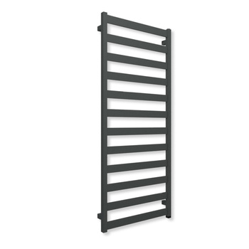 Grzejnik elektryczny TERMA VIVO ONE 1390 x 600 mm, kolor grafit, moc 600 W, podłączenie E1, kabel spiralny z wtyczką szary