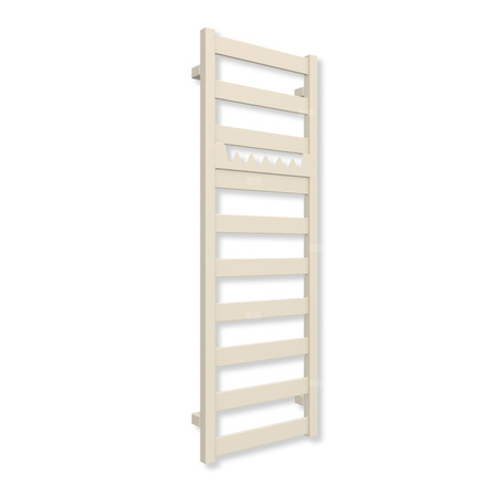 Grzejnik drabinkowy TERMA VIVO, podłączenie SX, wym. 1150 x 400 mm, kolor biały ostrygowy RAL1013 (farba), moc 366W