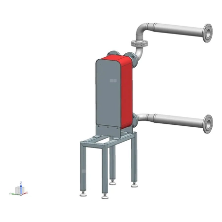 Sprzęgło hydr. 2x75/2x100 kW z izolacją