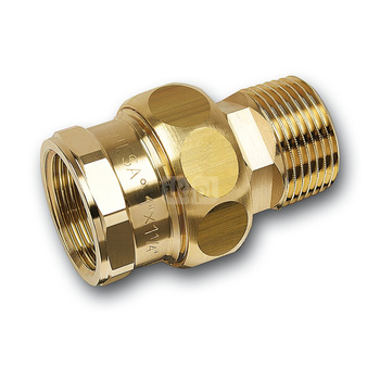 Śrubunek SANHA PURAFIT ze stożkiem trzyczęściowy, Cu, 1 1/4'' (GW x GZ)