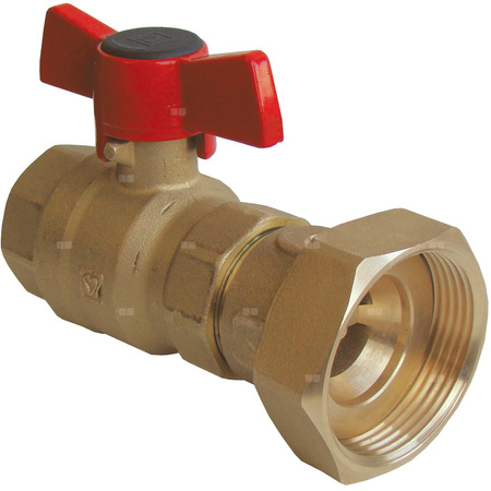 Zawór kulowy do pompy, z zaworem zwrotnym 16x25