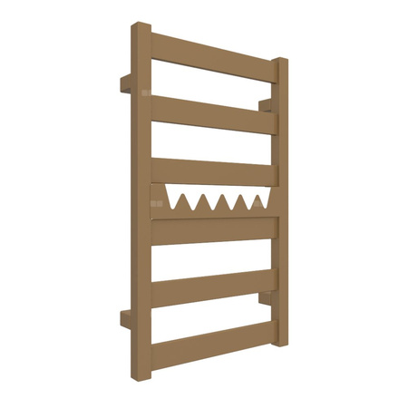 Grzejnik drabinkowy TERMA VIVO, podłączenie SX, wym. 670 x 400 mm, kolor halo (farba), moc 230W