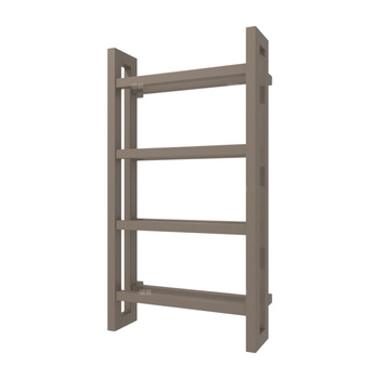 Grzejnik drabinkowy TERMA STAND, podłączenie SX, wym. 920 x 500 mm, kolor ral 7006 mat (farba), moc 486W