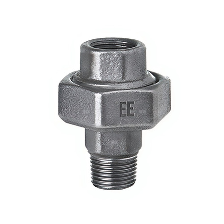 Śrubunek ODLEWNIA ZAWIERCIE U2/59oru/331oru żeliwo (ocynk) 1 1/4'' (GW x GZ), z uszczelką