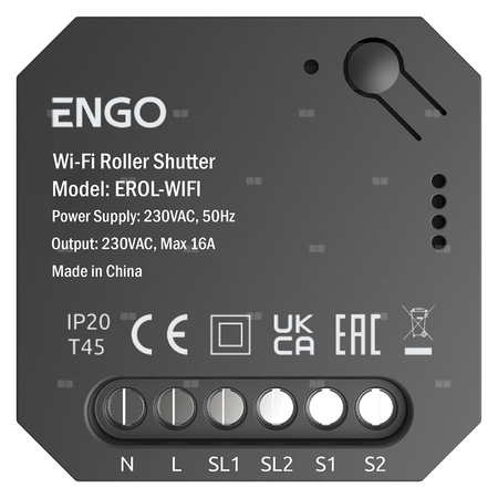 Sterownik Rolet do systemu ENGO Smart, WIFI