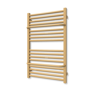 Grzejnik drabinkowy TERMA LIMA, podłączenie ZX, wym. 820 x 500 mm, kolor szczotkowany mosiądz (farba), moc 406W