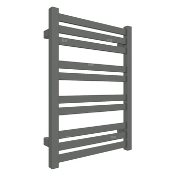 Grzejnik drabinkowy TERMA MARLIN, podłączenie SX, wym. 600 x 430 mm, kolor błyszcząca szarość, moc 244W