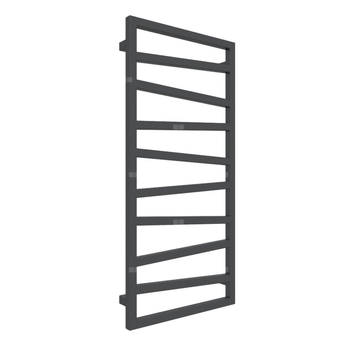 Grzejnik drabinkowy TERMA ZIGZAG, podłączenie Z1, wym. 1070 x 500 mm, kolor szary czarny RAL7021, moc 406W