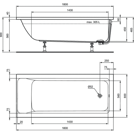 CONNECT AIR WANNA 180X80
