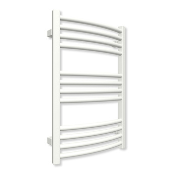 Grzejnik elektryczny TERMA LENA 660 x 400 mm, kolor biały soft, moc 300 W, podłączenie E1, kabel prosty bez wtyczki z maskownicą