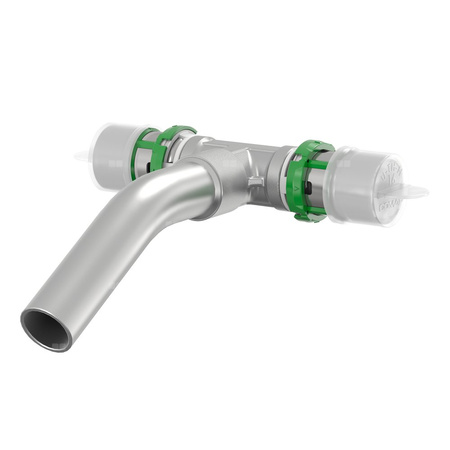 T - rura niklowana, l = 300 mm 20x2 - 15