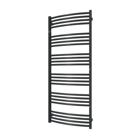 Grzejnik drabinkowy TERMA LENA, podłączenie Z1, wym. 1380 x 580 mm, kolor czarny jak kruk mat RAL9005 (farba), moc 682W