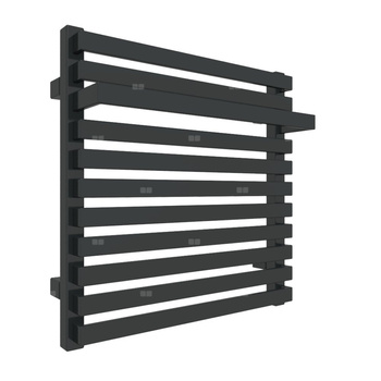 Grzejnik drabinkowy TERMA CITY, podłączenie Z8, wym. 510 x 500 mm, kolor czarny jak kruk mat RAL9005, moc 304W