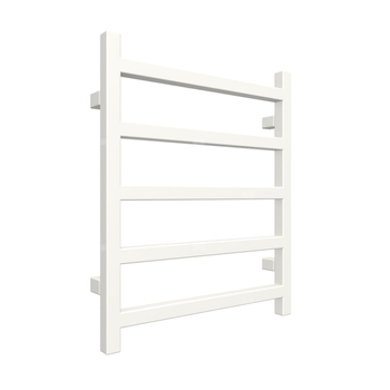 Grzejnik drabinkowy TERMA SIMPLE, podłączenie ZX, wym. 600 x 500 mm, kolor biały drogowy RAL9016, moc 217W