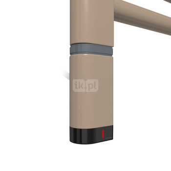 Grzałka TERMA One D30x40 Lewy, 200W \ Tuba, Quartz, kabel spiralny z wtyczką [sebrzysty, 2,5m, logo