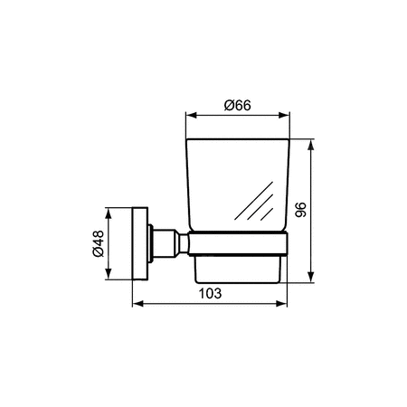 Kubek 66x103x96 mm - IOM