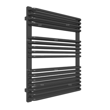 Grzejnik drabinkowy TERMA TYTUS, podłączenie ZX, wym. 820 x 640 mm, kolor czarny sygnałowy soft RAL9004, moc 755W