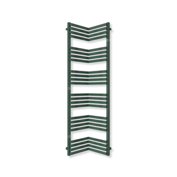 Grzejnik elektryczny TERMA INCORNER 1540 x 350 mm, kolor zielony chlorofil, moc 800 W, podłączenie E1, kabel spiralny z wtyczką
