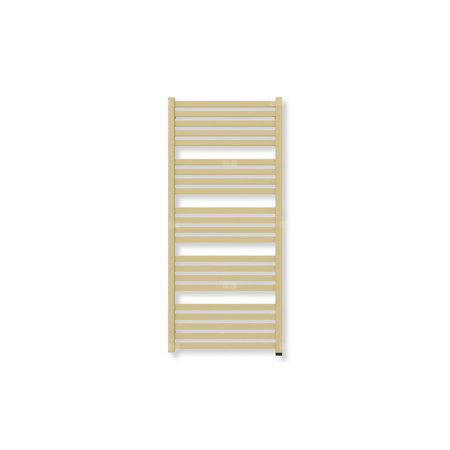 Grzejnik elektryczny TERMA MARLIN ONE 1180 x 530 mm, kolor mosiądz, moc 400 W, podłączenie E8, kabel prosty bez wtyczki szary