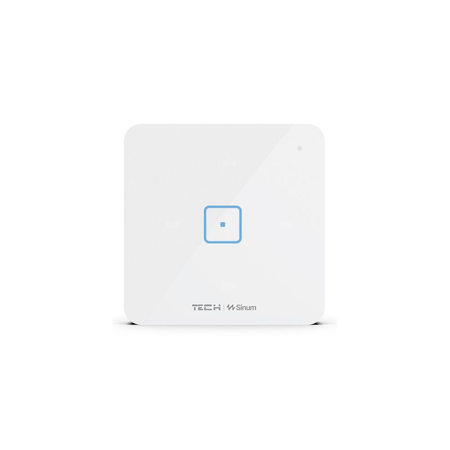 Włącznik jednopolowy Single WS-01m, komunikacja przewodowa Sinum SBUS, kolor Biały