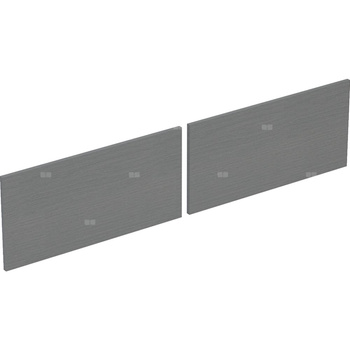 Zestaw frontów szuflad do dolnej szafki pod umywalkę GEBERIT, kol. szary szer.1400 mm