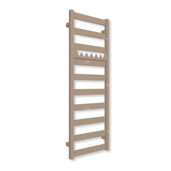 Grzejnik drabinkowy TERMA VIVO, podłączenie Z8, wym. 1150 x 400 mm, kolor kwarc (farba), moc 366W