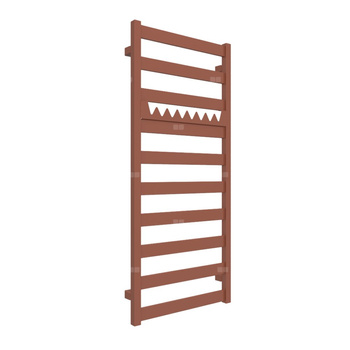 Grzejnik drabinkowy TERMA VIVO, podłączenie SX, wym. 1150 x 500 mm, kolor brązowy miedziany RAL8004 (farba), moc 433W