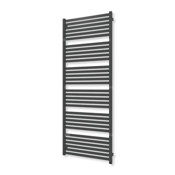 Grzejnik drabinkowy TERMA MARLIN ONE, podłączenie S8, wym. 1680 x 630 mm, kolor czarny jak kruk soft (farba), moc 957W