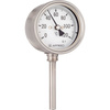 Termometr bimetaliczny AFRISO BiTh Ch, D402 fi 63 mm 0…160'C tuleja 100 mm połączenie rad