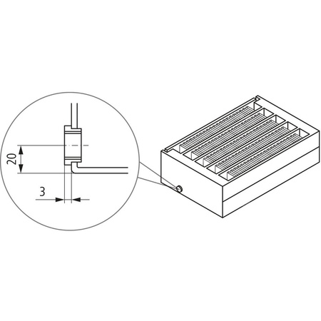 Kermi konwektor KNN21 210x72x4000 RAL 9016, 6 bar, z osłoną, podł. Uni
