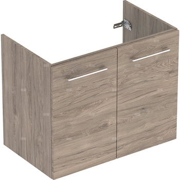 Szafka pod umywalkę GEBERIT Selnova Square Slim,2 drzwi szer.78.8mm