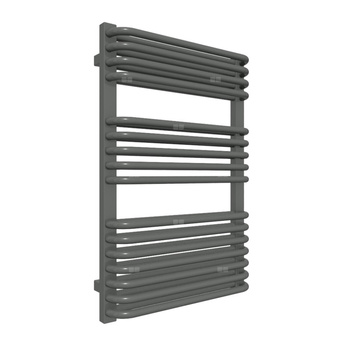 Grzejnik drabinkowy TERMA TYTUS, podłączenie SX, wym. 820 x 540 mm, kolor błyszcząca szarość, moc 645W