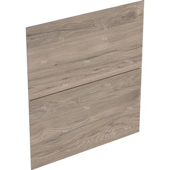 Zestaw frontów szuflad (2 szt.) do szafki bocznej GEBERIT ONE, kol. orzech włoski hickory melamina, struktura drewna szer.450 mm