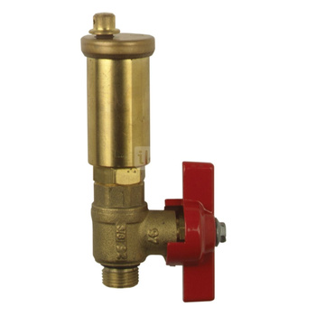 Odpowietrznik automatyczny AFRISO do instalacji solarnych z zaworem kulowym GZ mosiądz fi 3/8''