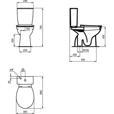 E/VIT+ KOMPAKT 4.5/3 NC S&C WHT (C)