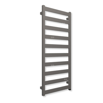 Grzejnik elektryczny TERMA VIVO ONE 1150 x 500 mm, kolor metaliczny beż, moc 400 W, podłączenie E1, kabel prosty bez wtyczki szary