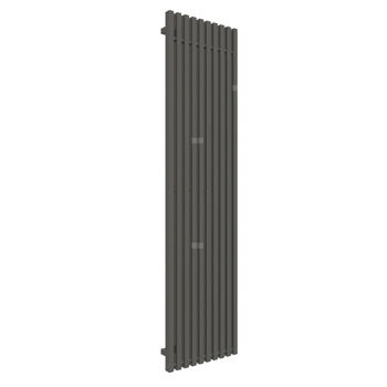 Grzejnik elektryczny TERMA TRIGA E 1900 x 480 mm, kolor szary ciemny RAL7022, moc 1200 W, podłączenie E1, kabel prosty z wtyczką