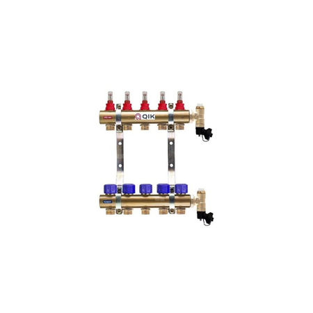Rozdzielacz mosiężny do OP z przepływ - QIK BASIC II C- 14 sekcji