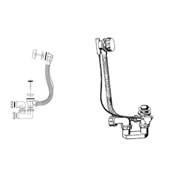 Zestaw odpływowo-przelewowy - MULTI SUITES - FINISHED PRODUCTS