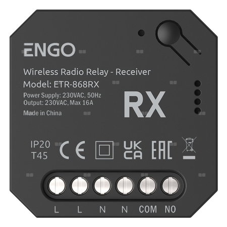 Dodatkowy odbiornik do przekaźnika bezprzewodowego EngoLink ETR-868