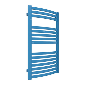 Grzejnik drabinkowy TERMA DEXTER, podłączenie ZX, wym. 860 x 500 mm, kolor niebieski średni RAL5015, moc 394W