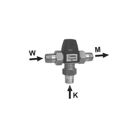 TERMOSTATYCZNY ZAWÓR MIESZAJĄCY DO C.W.U. 3/4
