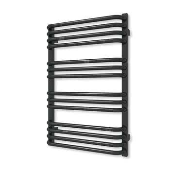 Grzejnik drabinkowy TERMA ALEX, podłączenie Z1, wym. 760 x 500 mm, kolor czarny jak kruk mat RAL9005 (farba), moc 412W