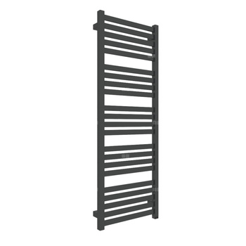 Grzejnik drabinkowy TERMA MARLIN ONE, podłączenie S8, wym. 1185 x 430 mm, kolor czarny RAL9011, moc 467W