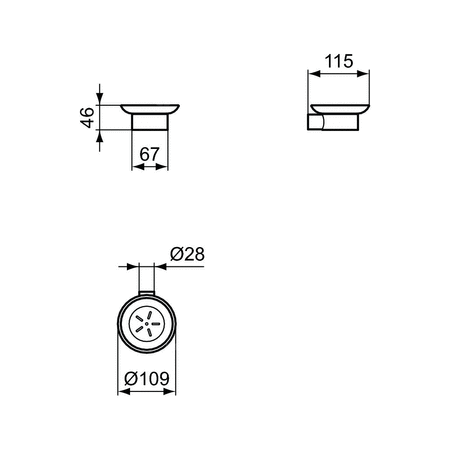 CONCA PODSTAW. NA MYDŁO OKR. MGNTIC GREY