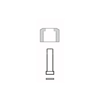 Akcesoria, nypel do spawania i nakrętka łącza SS DN6 DIN+Union