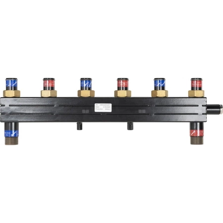 Rozdzielacz do instalacji c.o. AFRISO KSV 90-3 HW GZ 1'', 3-obieg. Nakrętka 1'', max. 50 kW